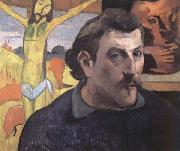 Paul Gauguin Self-Portrait with Yellow Christ oil painting